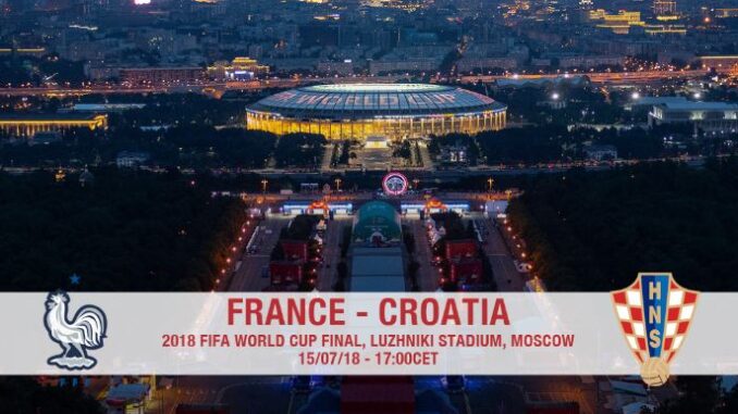 France vs croatia ฝรั่งเศส โครเอเชีย ดูบอลโลก 2018 นัดชิง