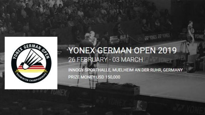 YONEX German Open 2019 แบดเยอรมันโอเพ่น 2019 ถ่ายทอดสดวันนี้