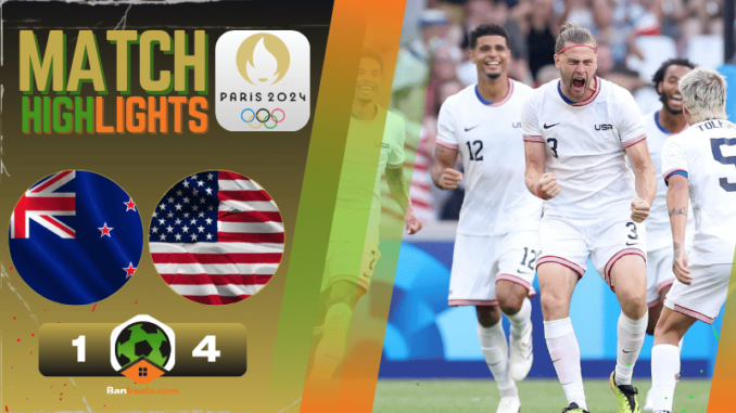 ไฮไลท์ฟุตบอลโอลิมปิกชาย 2024 นิวซีแลนด์ 1-4 สหรัฐอเมริกา วันนี้ 28767