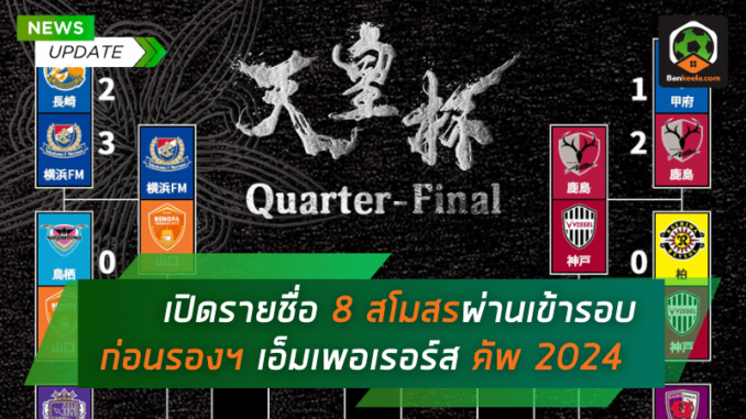 8 สโมสรผ่านเข้ารอบก่อนรองฯ เอ็มเพอเรอร์ส คัพ 2024