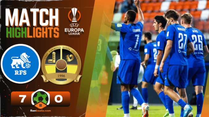 ไฮไลท์ฟุตบอลยูฟ่ายูโรปาลีก 2024 ริกาสฟุทโบลา สโกลา 7-0 ยูอี ซานต้า โคโลม่า วันนี้ 15867