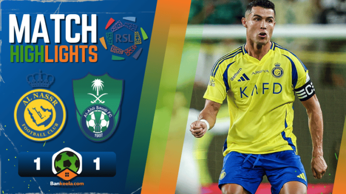 ไฮไลท์ฟุตบอลวันนี้ ซาอุดิ โปรเฟสชั่นแนล ลีก อันนัศร์ 1-1 อัล อาห์ลี วันนี้ 14967