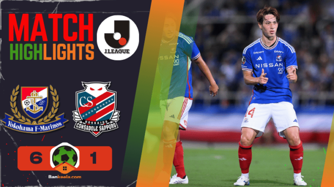 ไฮไลท์ฟุตบอลวันนี้ เจลีก คัพ 2024 โยโกฮาม่า เอฟ มารินอส 6-1 คอนซาโดล ซัปโปโร วันนี้ 5967