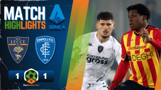 ไฮไลท์ เลชเช่ 1-1 เอ็มโปลี วันนี้ 91167