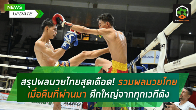 รวมผลมวย
