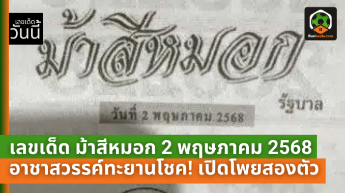 ม้าสีหมอก 2 พฤษ