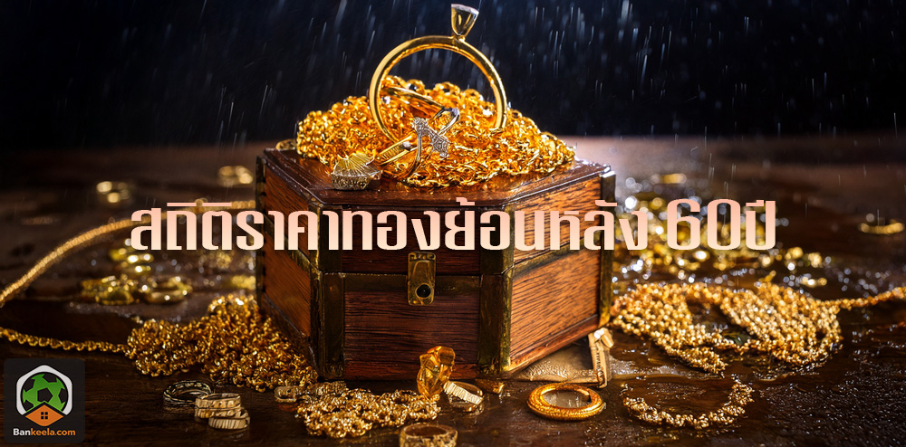 ราคาทองคำย้อนหลัง 60ปี